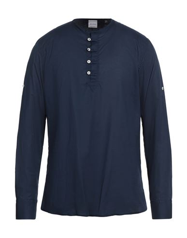 Man Shirt Navy Size S Cotton