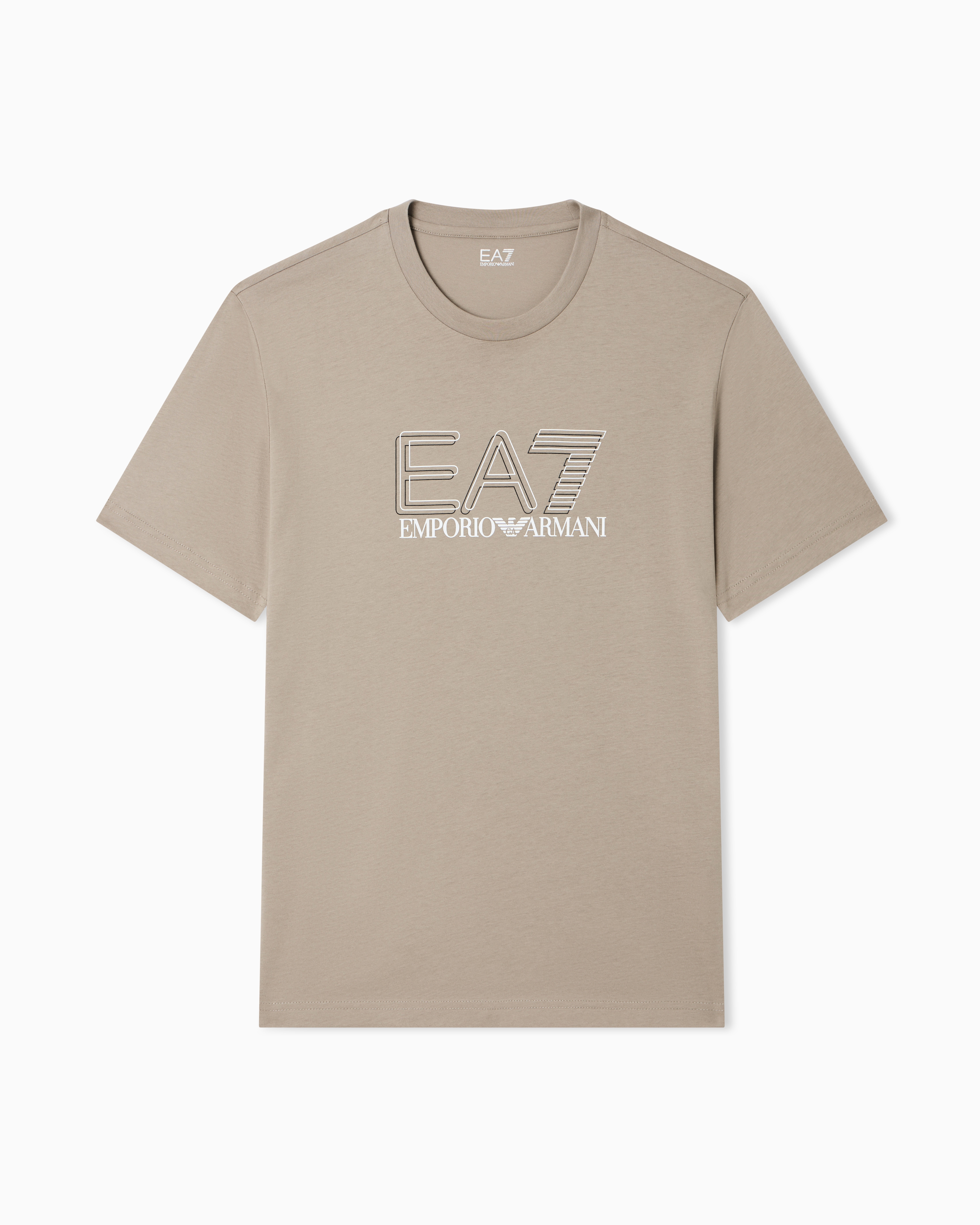 Visibility cotton-jersey crew-neck T-shirt