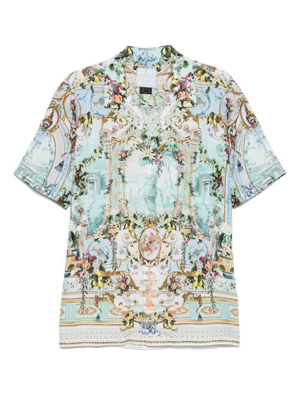 Graphic-print shirt - Blue