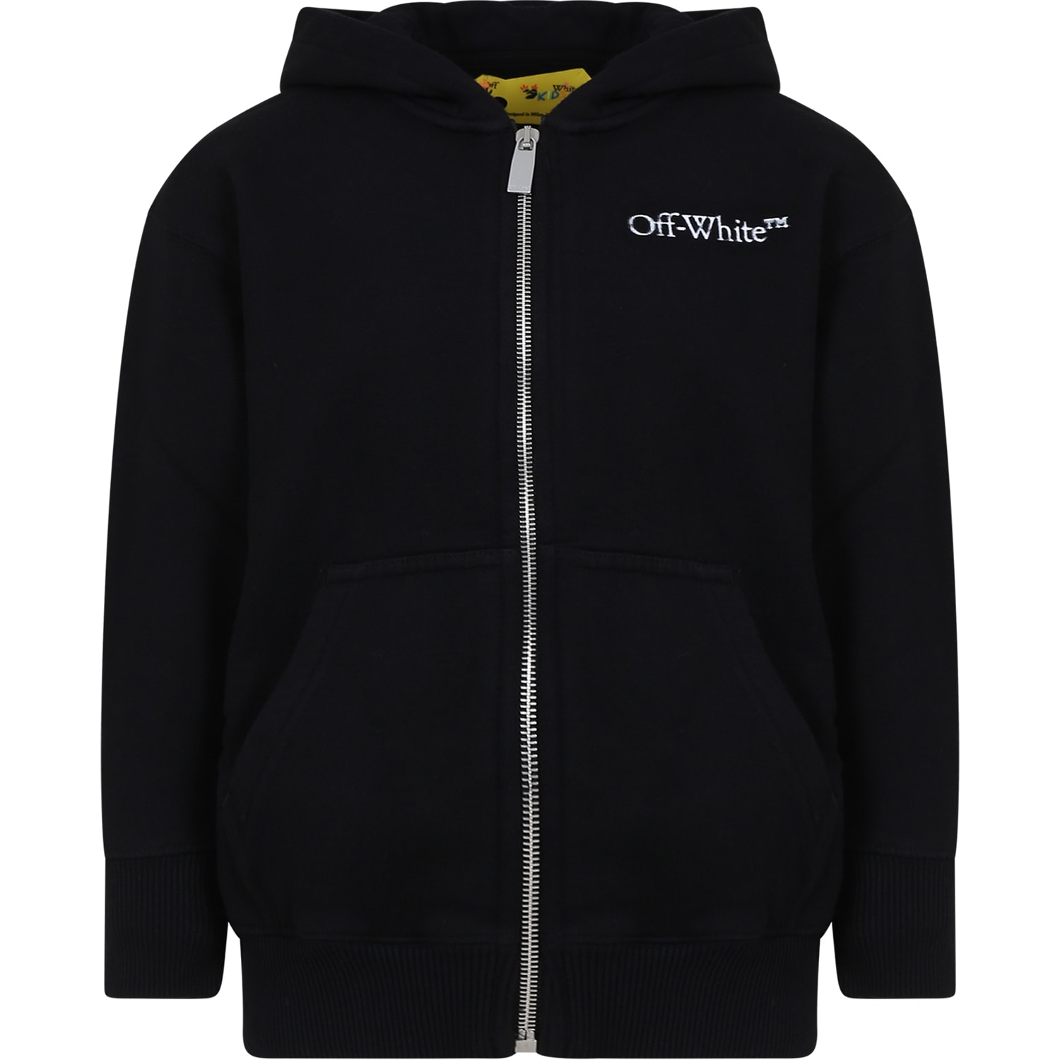 Bookish logo-print hoodie - Black