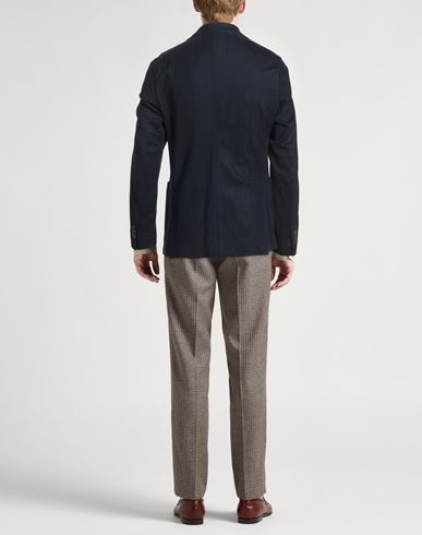Man Blazer Midnight blue Size 44 Cotton