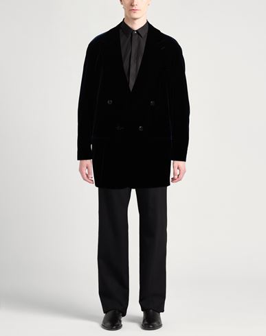 Man Blazer Midnight blue Size 36 Viscose, Cupro, Elastane