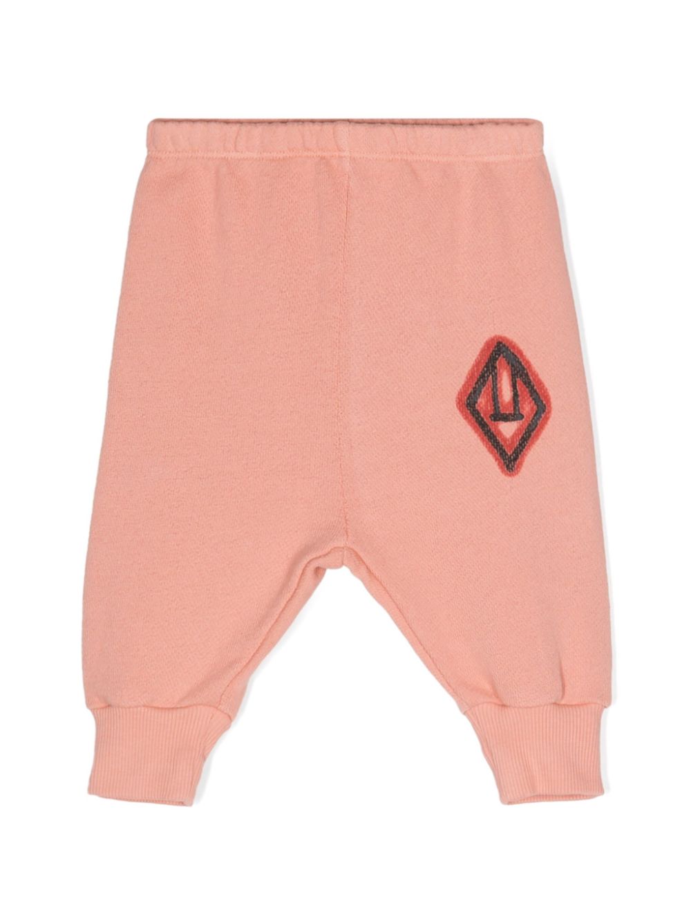 Spray-paint effect track pants - Neutrals