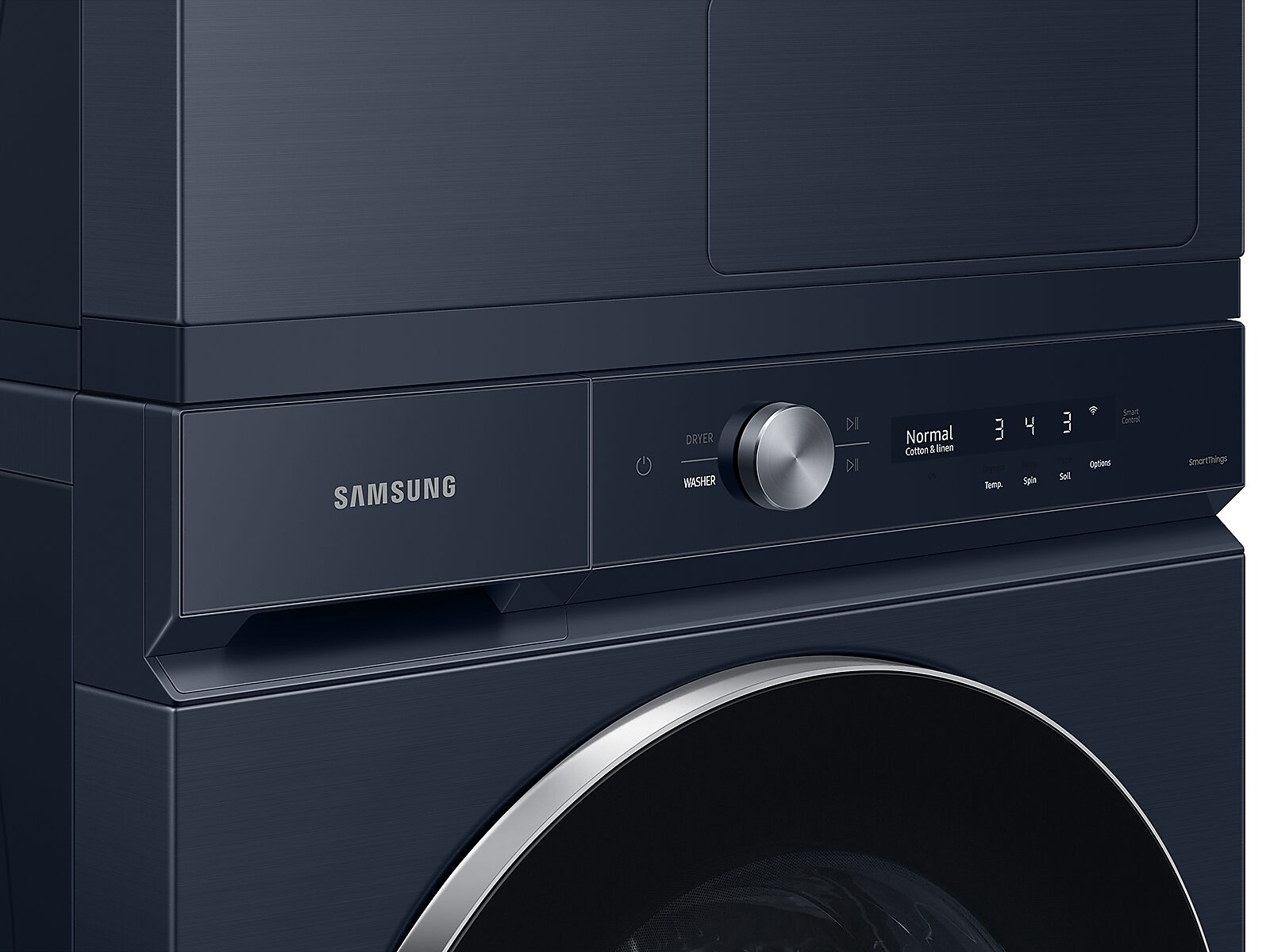 Bespoke 7.8 cu. ft. Ultra Capacity Ventless Hybrid Heat Pump Dryer with AI Optimal Dry in Brushed Navy Blue(DV53BB8900HDA2)