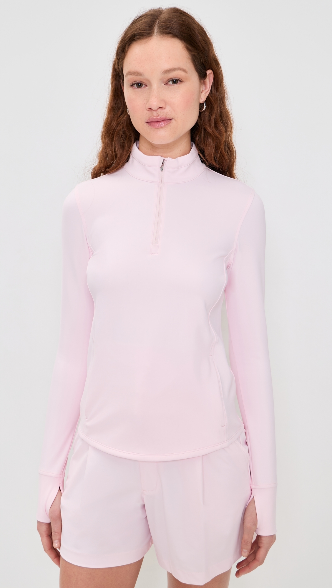 Soleil Quarter Zip Top Bloom