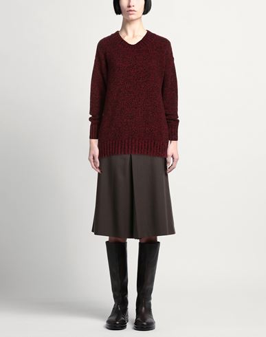 Woman Sweater Red Size 6 Merino Wool