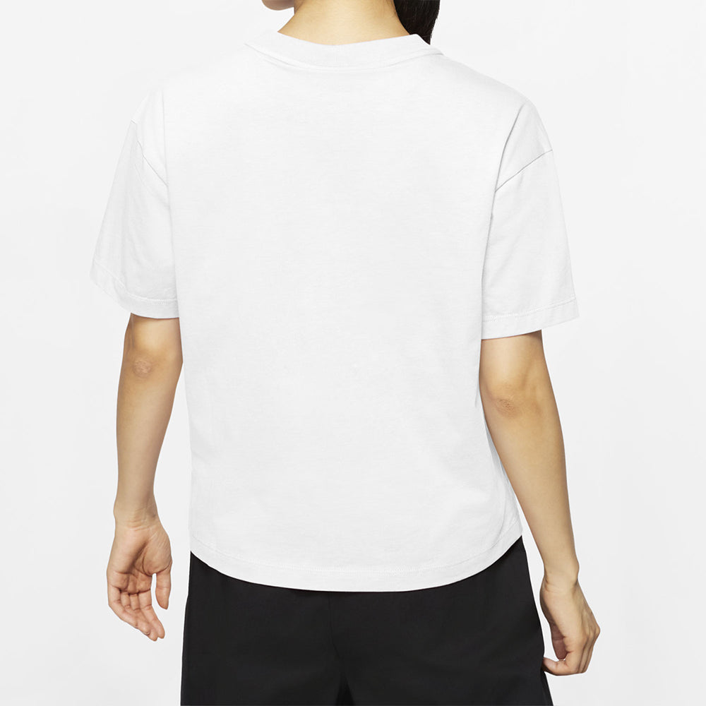 (WMNS) Casual Sports Training Round Neck Short Sleeve White T-Shirt