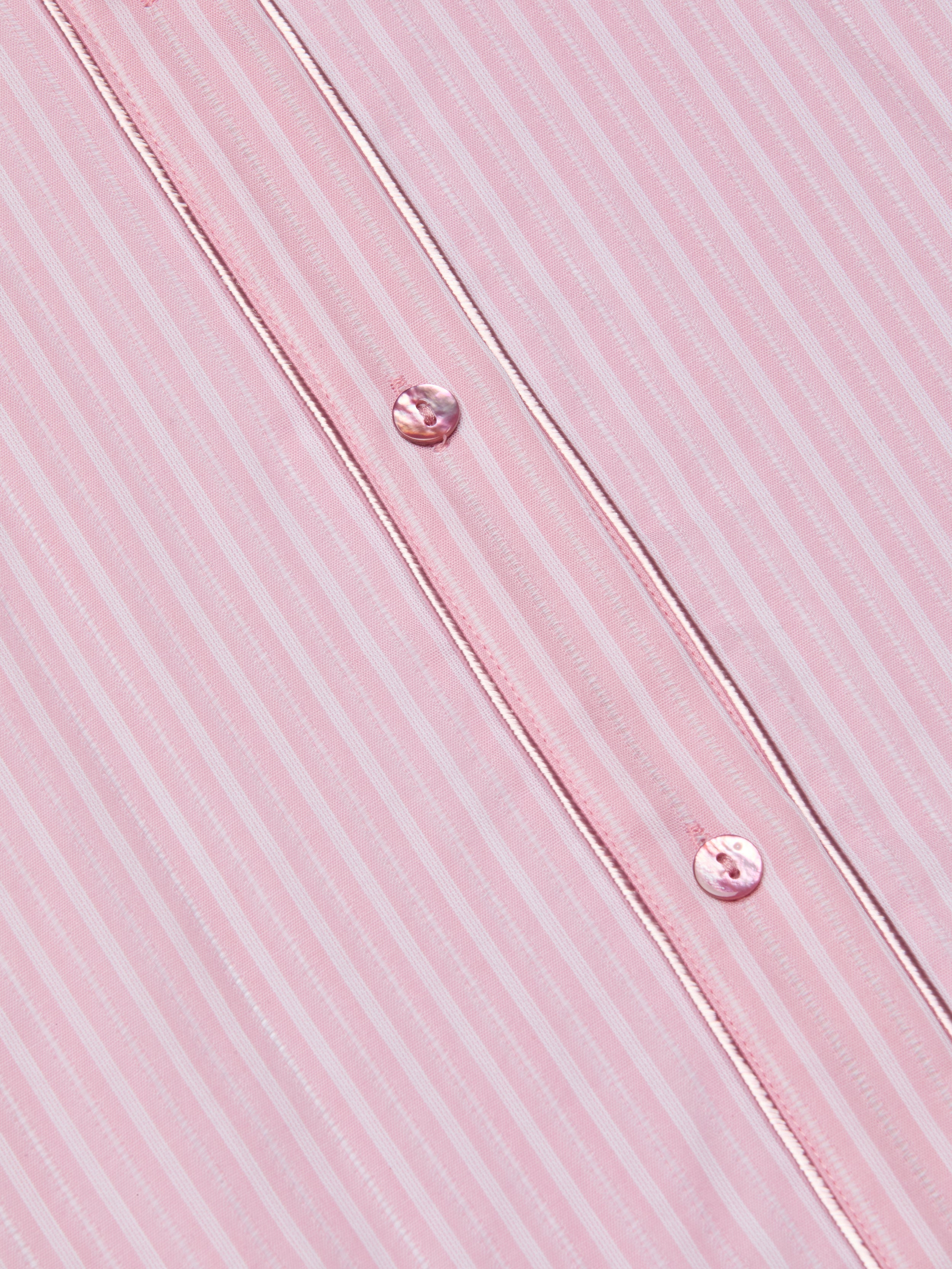 Cosette Shirt In Cameo Pink/ivory Stripe