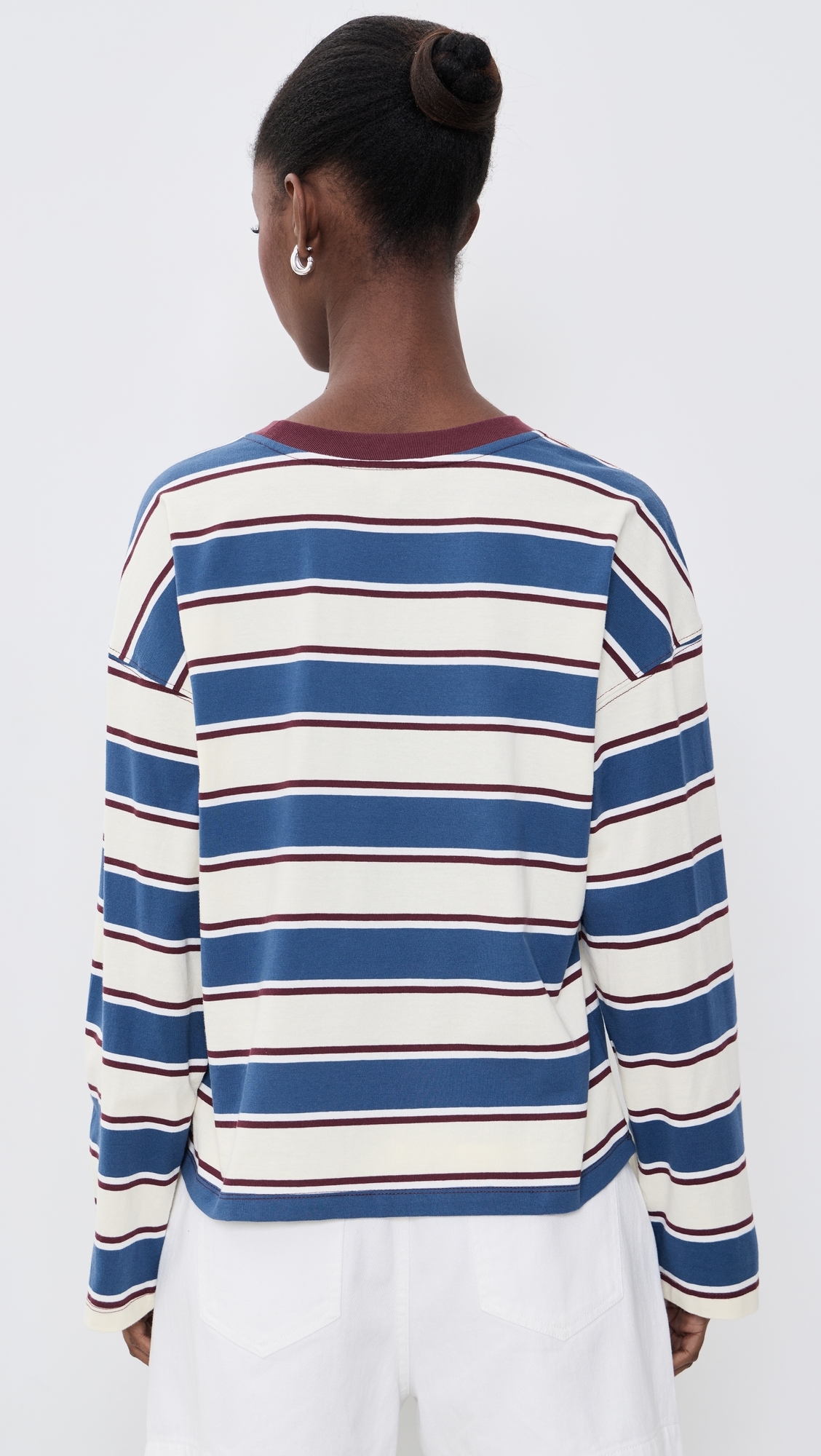Salinas Easy Long Sleeve Tee Cove Stripe