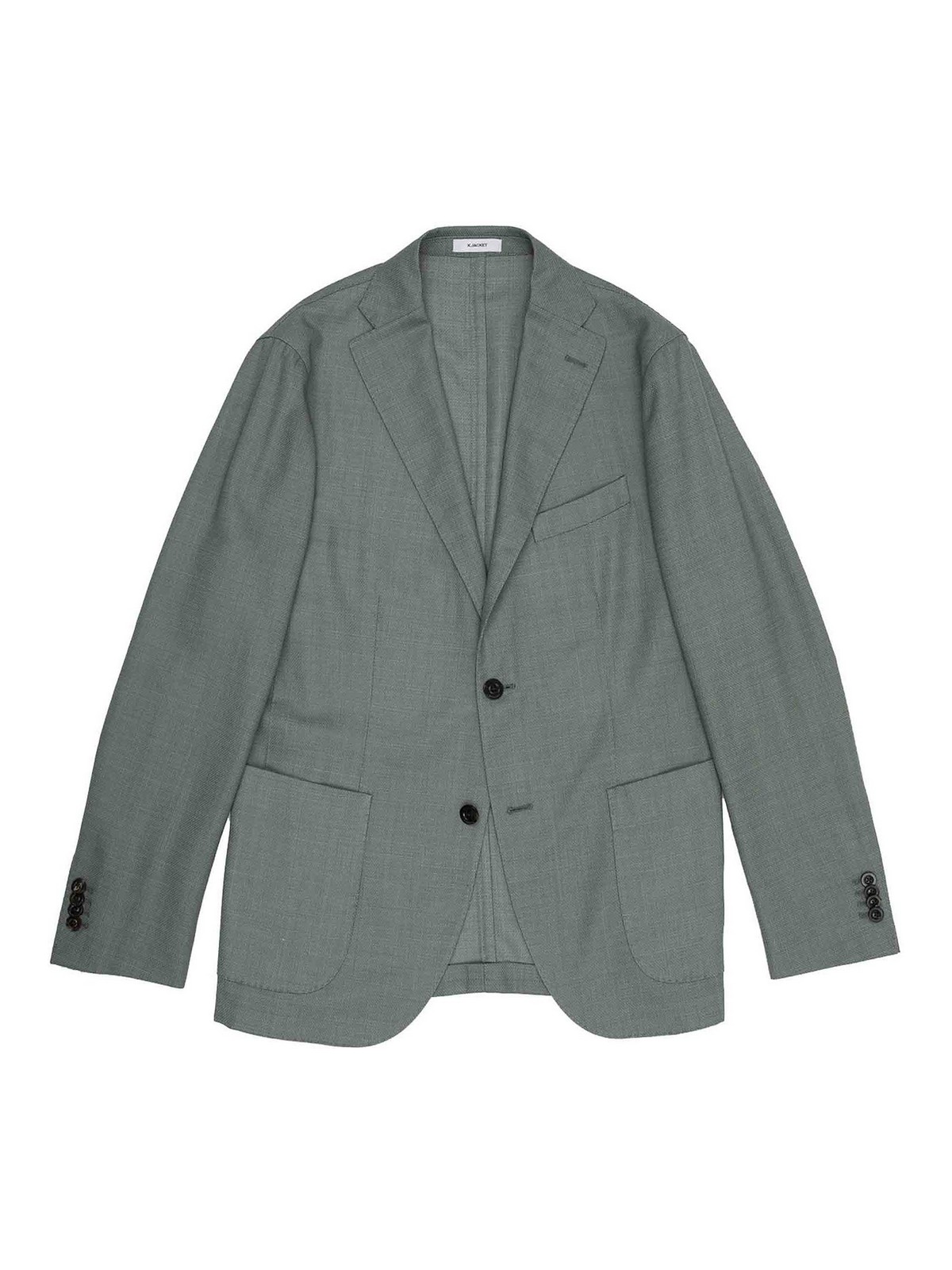 Garment Dyed Melange Hopsack Slim Fit K. Jacket
