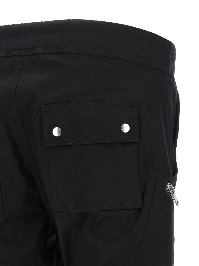 Rick Owens - heizer cargo pants elastic waist zipper