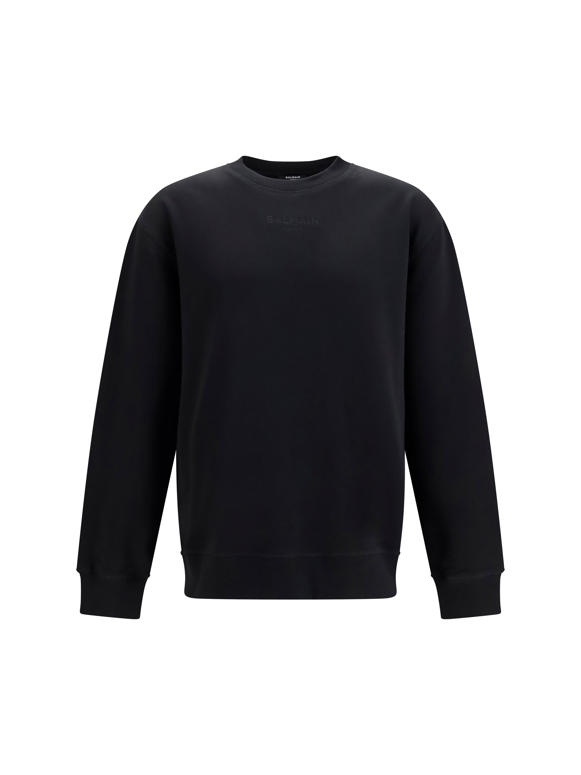 Embroidered Logo Sweatshirt — Black