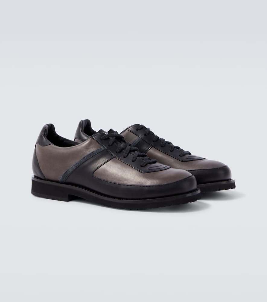 Ten Pin leather sneakers