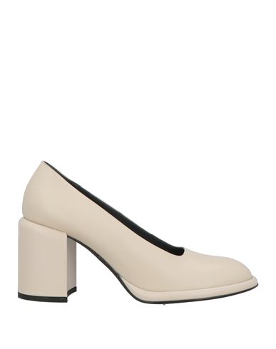 Woman Pumps Ivory Size 8.5 Leather