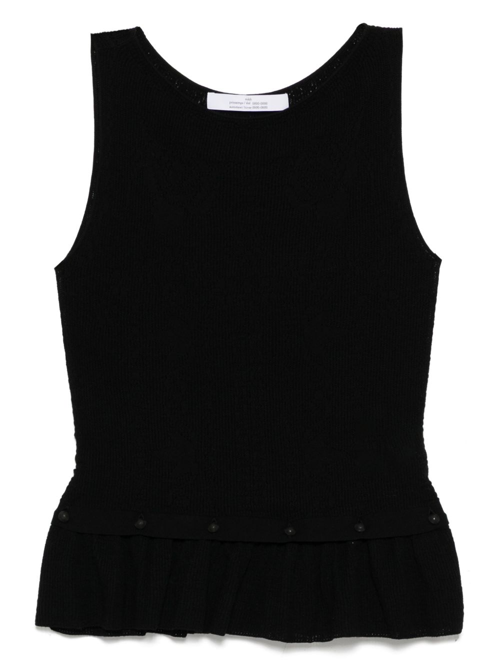Rokh knitted top - Black