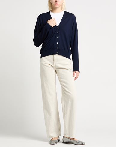 Woman Cardigan Navy Size S Wool