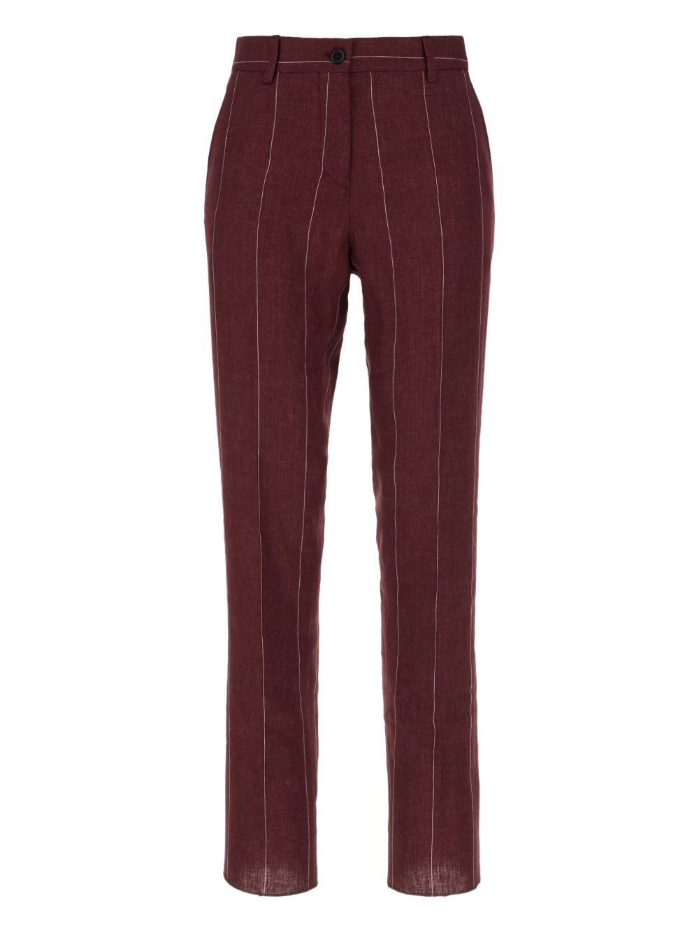 Pinstriped suit - Red