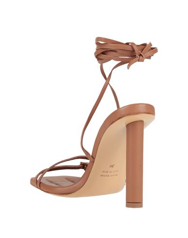 Woman Sandals Brown Size 11 Leather