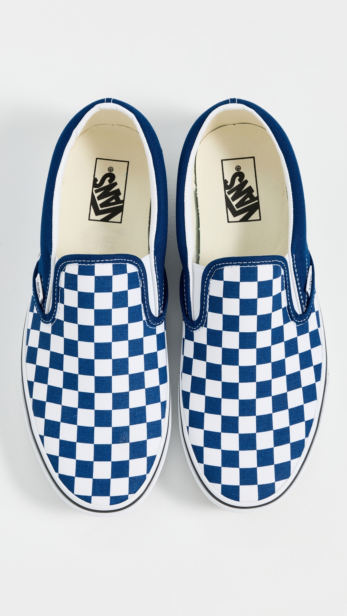 U Classic Slip-On Sneakers Checkerboard True Blue W