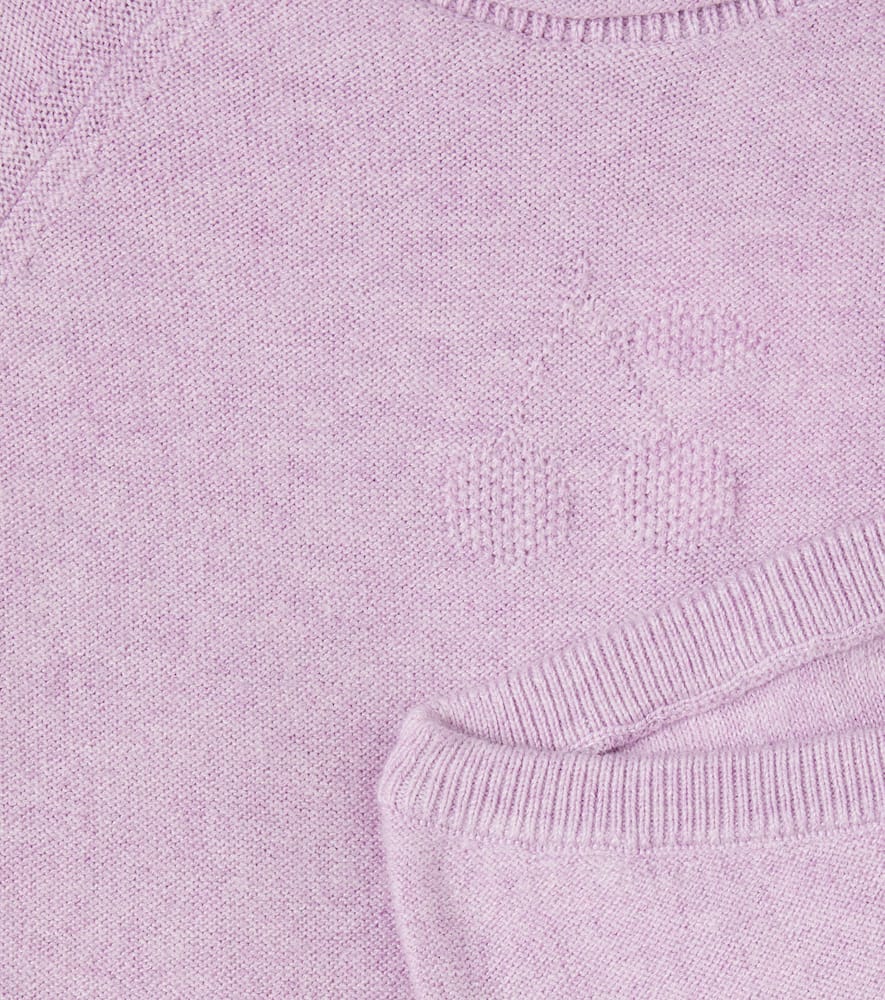 Loana cotton and cashmere sweater and pants set