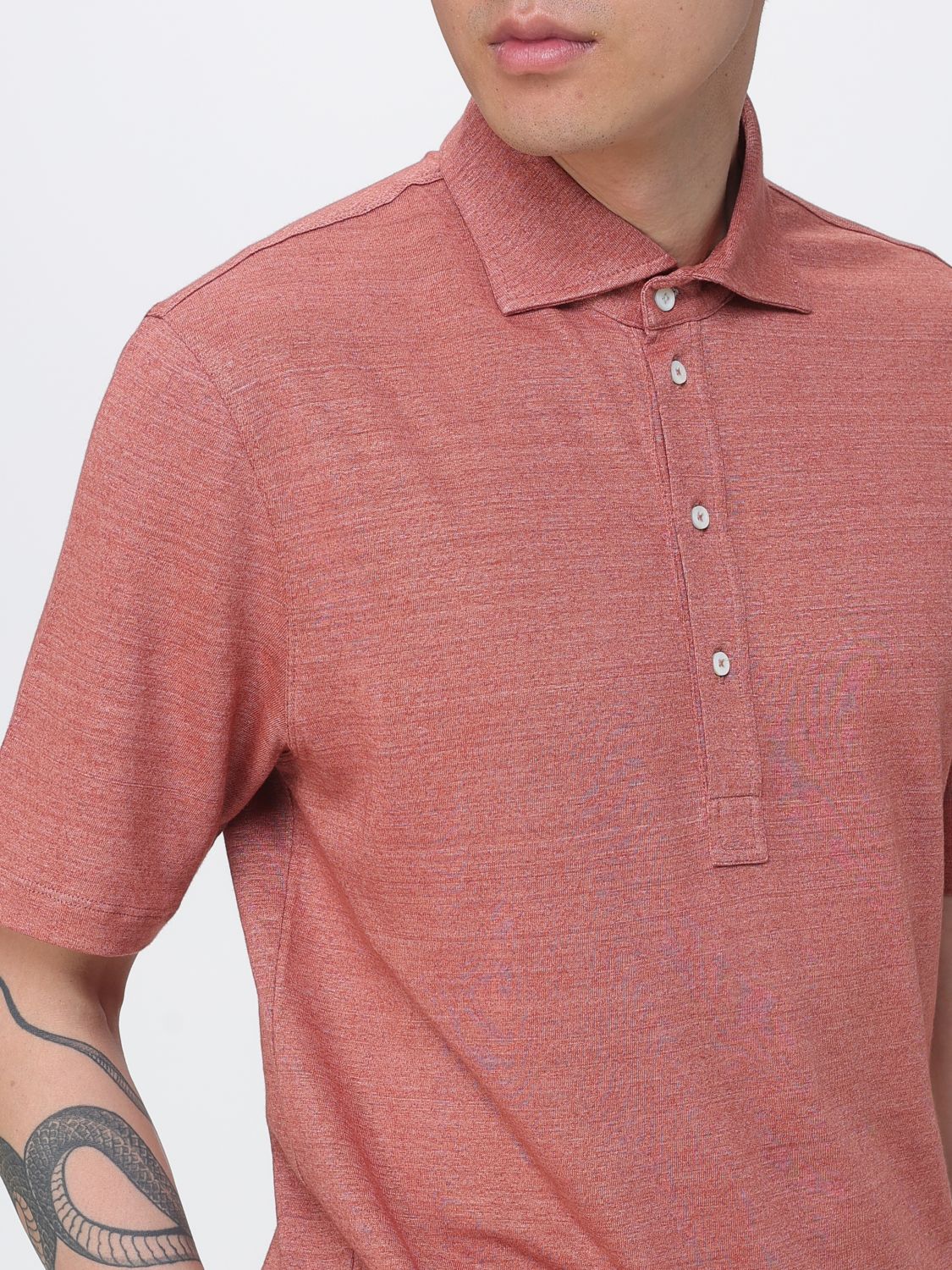 Polo Shirt Men color Blue