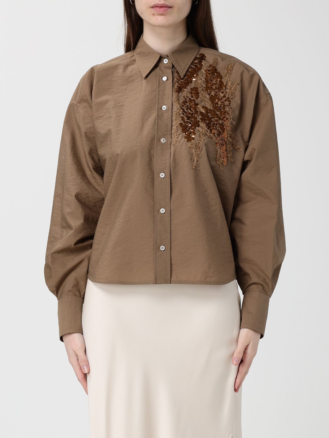 Shirt Woman color Sand