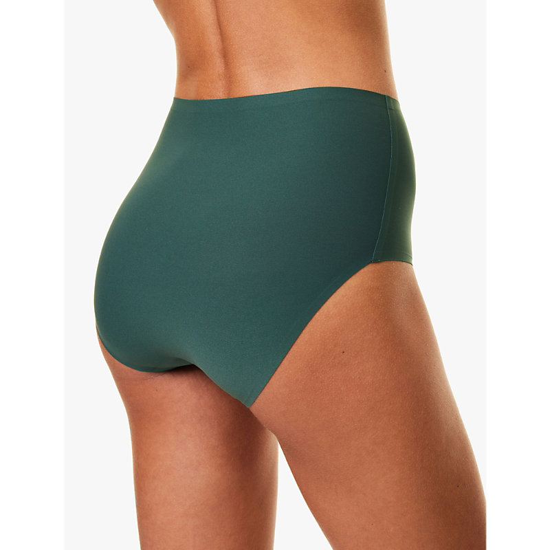 Womens Empire Green Soft Stretch Jersey Briefs 