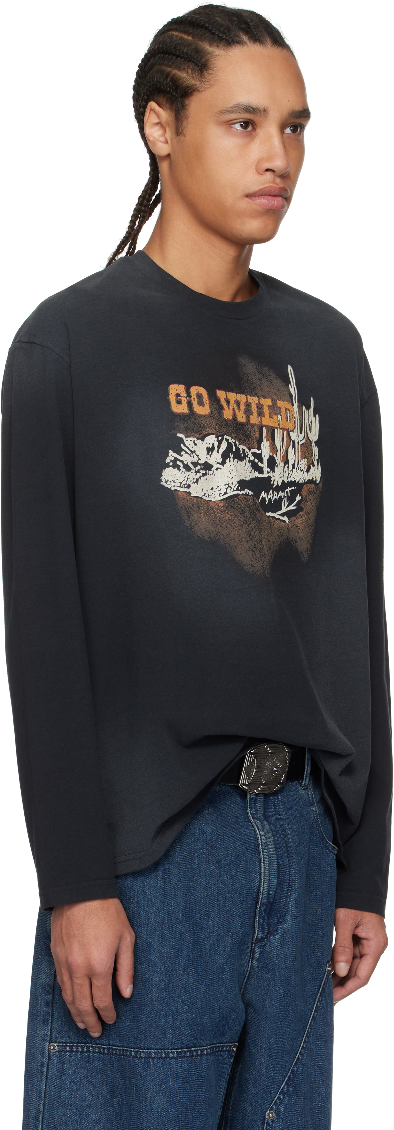 Isabel Marant Black Leiloha T-shirt