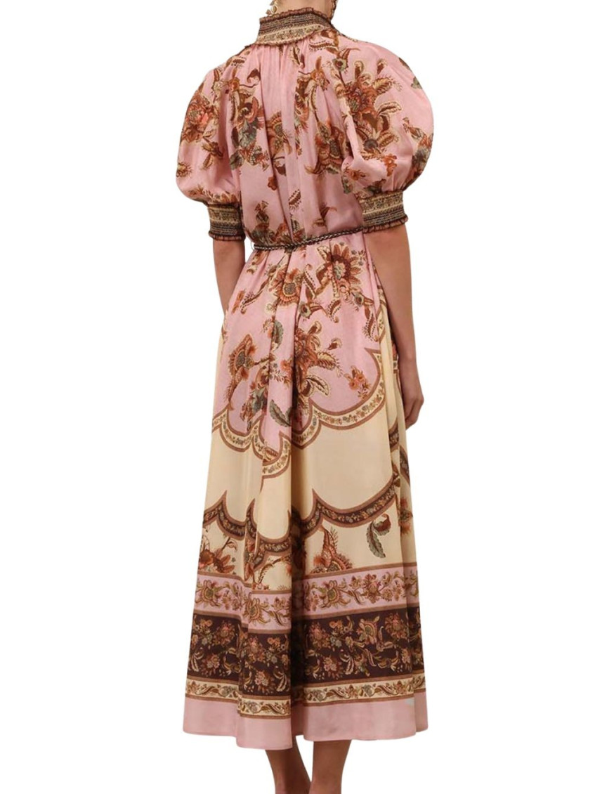 Aster Silk Long Dress