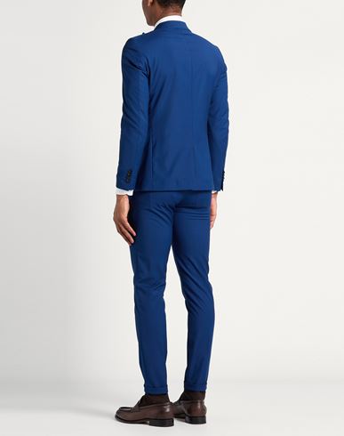 Man Suit Blue Size 34 Polyester, Viscose, Elastane