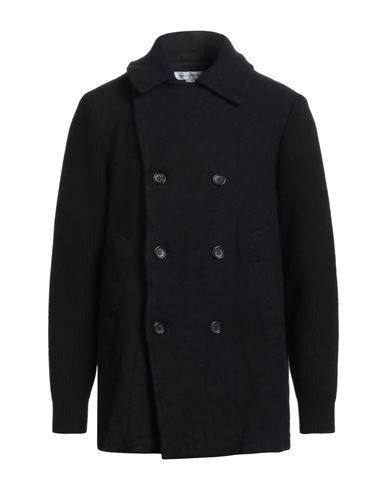 Comme Des Garçons Shirt Man Coat Midnight blue Size XL Wool, Nylon