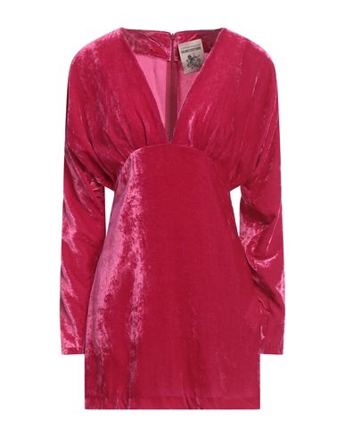 Semicouture Woman Mini dress Fuchsia Size 2 Viscose, Polyamide