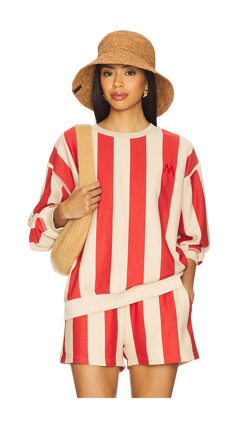 Maude Club SWEATSHIRT SCOUT in Red. Größe XL. Also in L, M