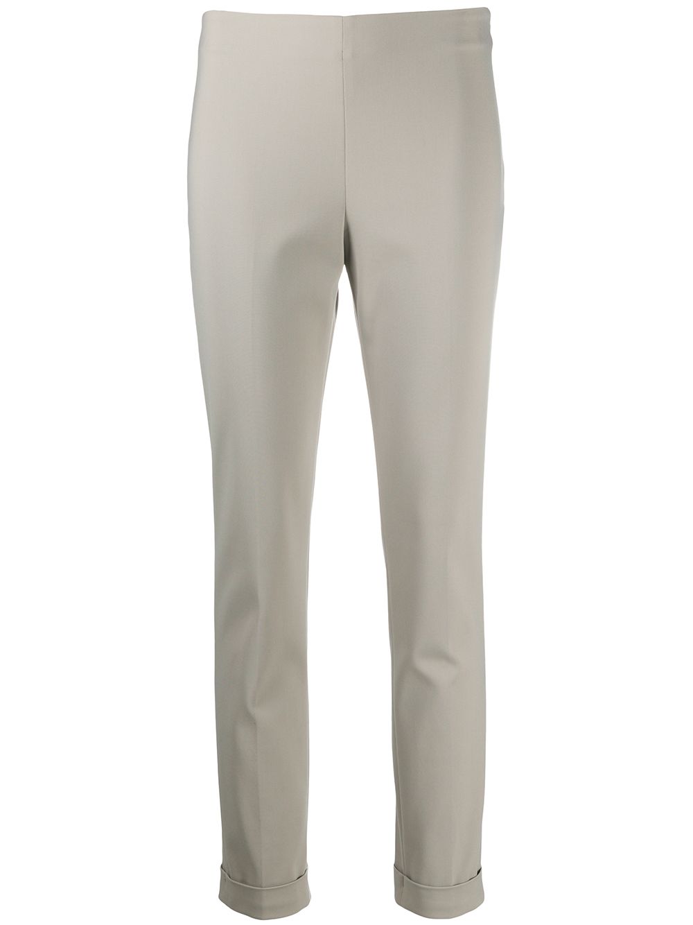 Plain slim-fit trousers - Neutrals