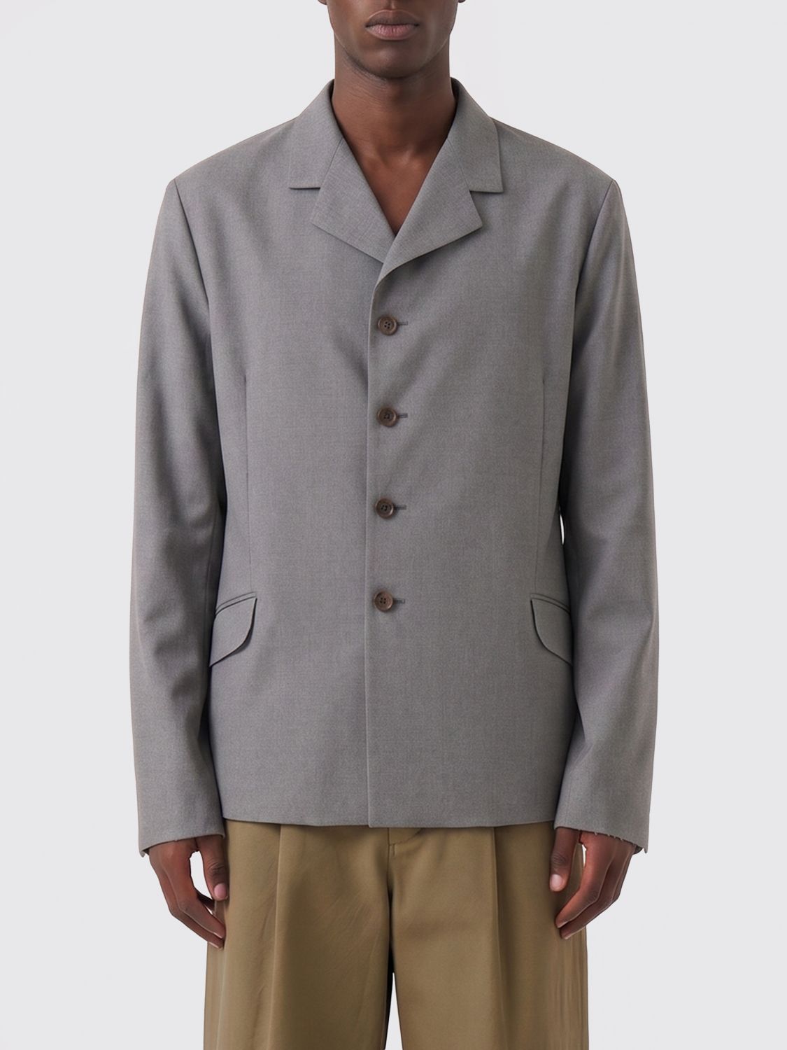 Jacket Men color Grey