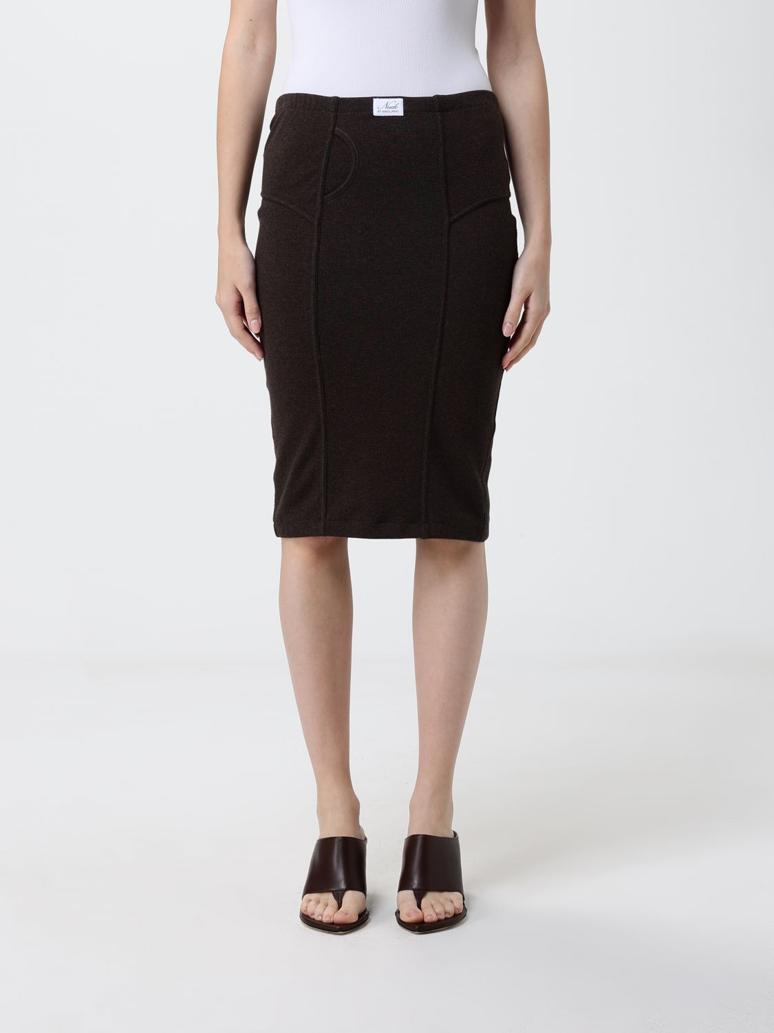 Skirt Woman color Brown