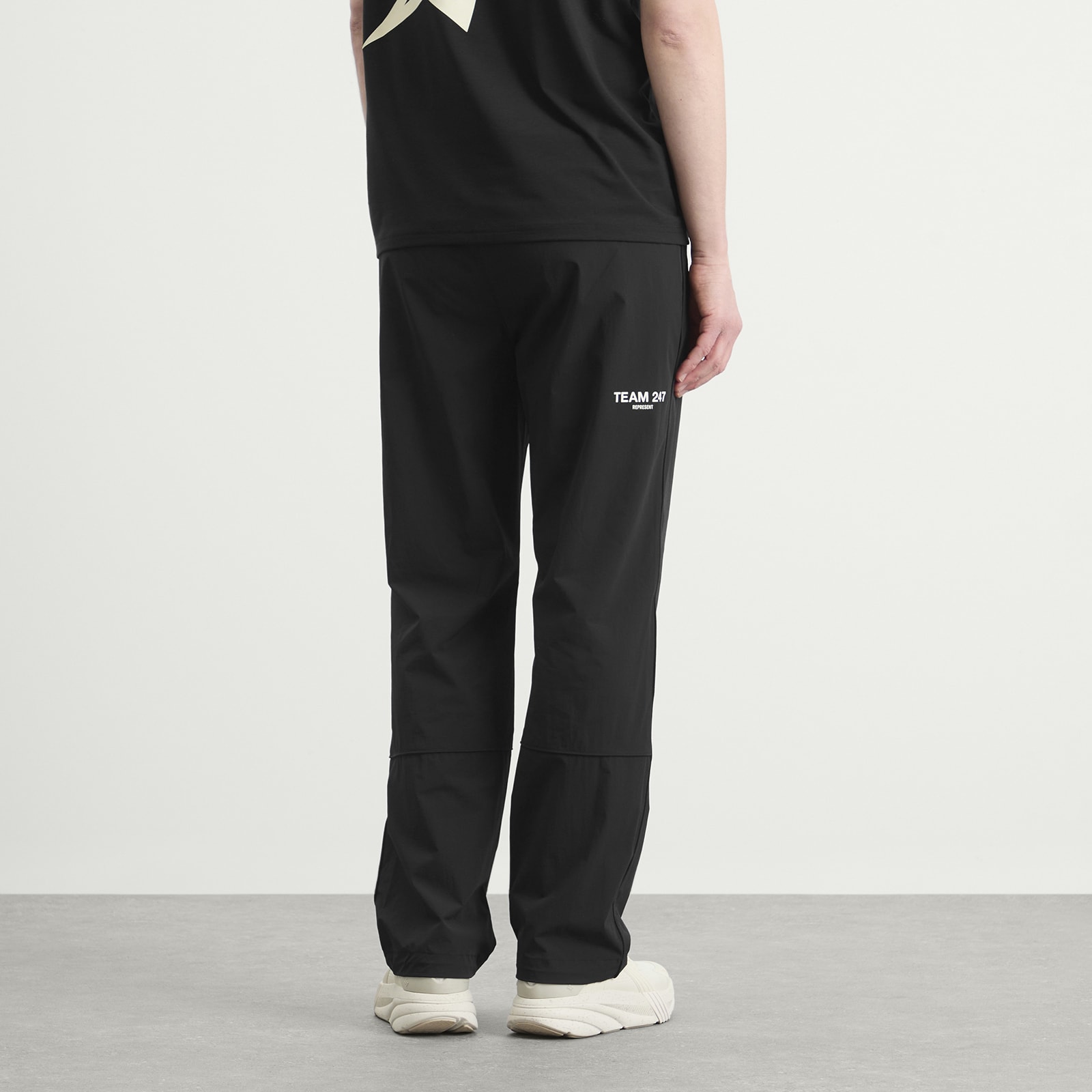 Represent Team 247 Straight Leg Track Pant Jet Black