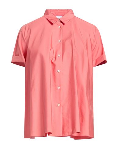 Woman Shirt Salmon pink Size 4 Cotton