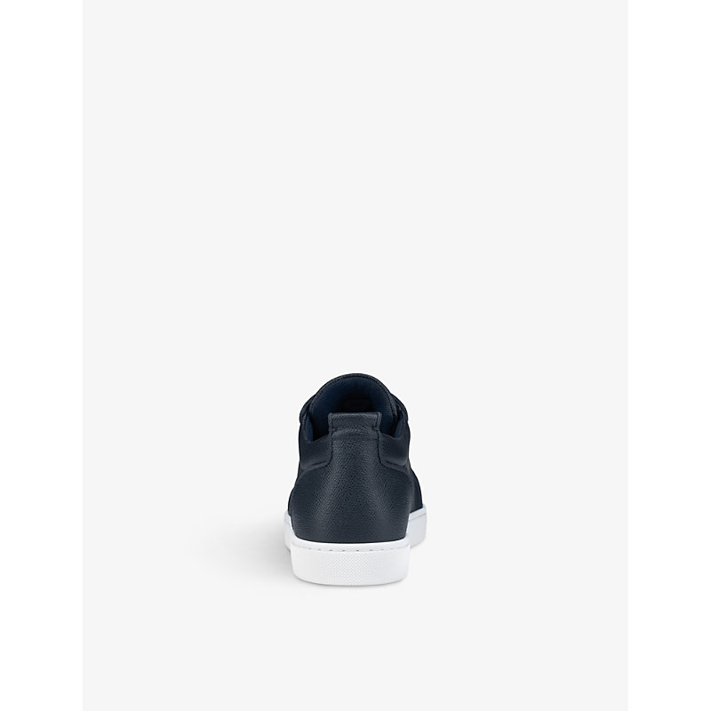 Mens Marine Rantulow Leather Low-top Trainers