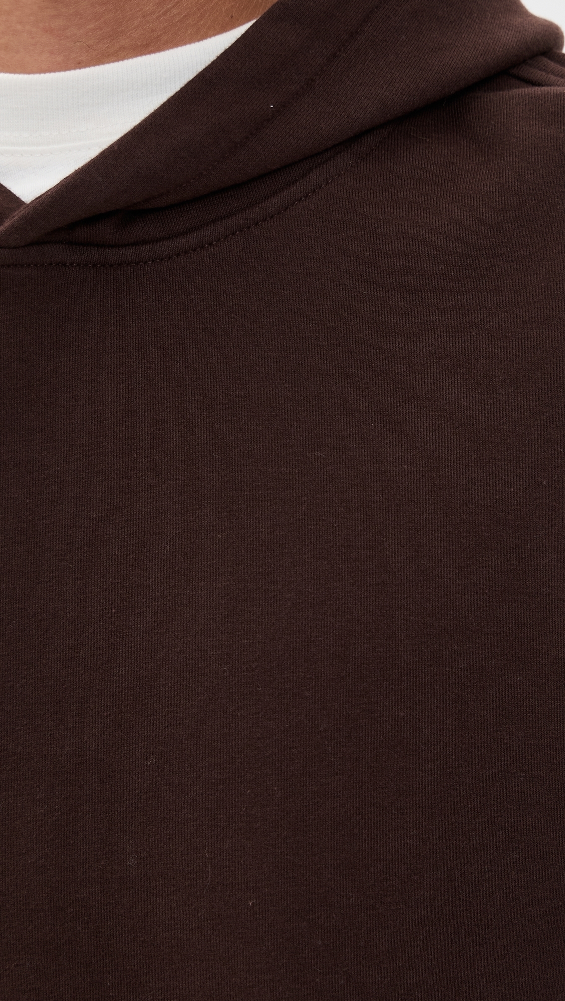 Terry Pullover Hoodie Dark Java