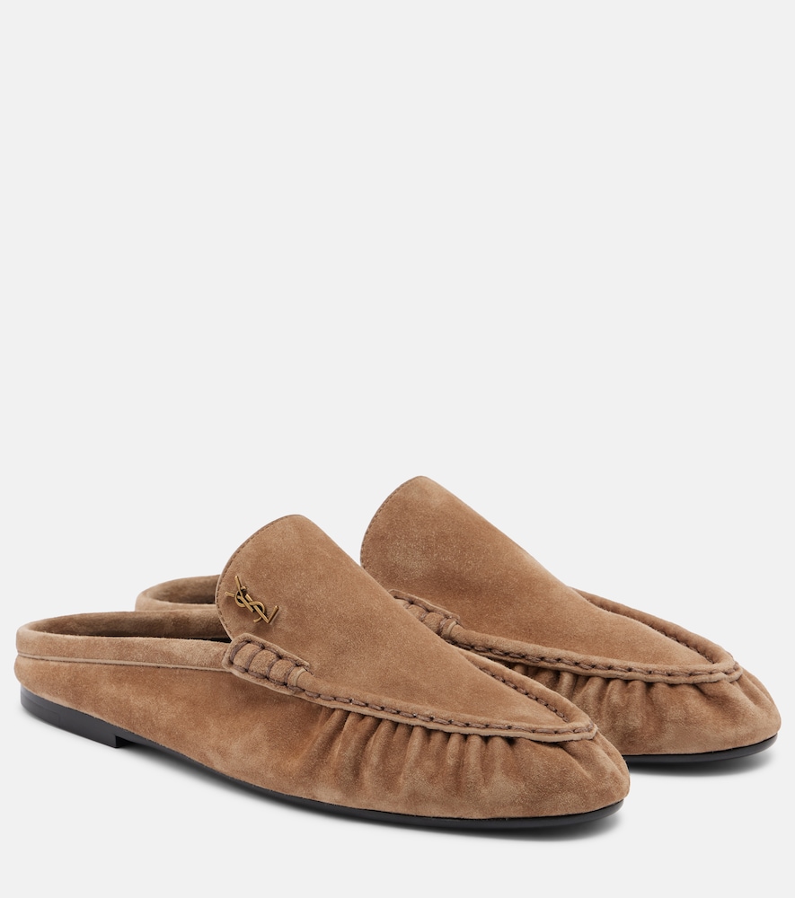 Le Loafer suede mules