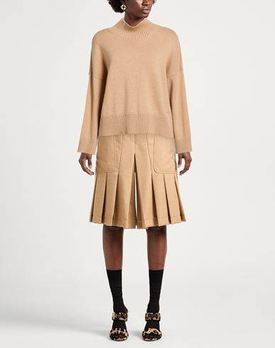 Platinum Woman Turtleneck Camel Size XL Cashmere