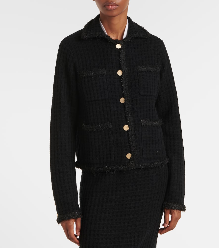Wool and cashmere cardigan
