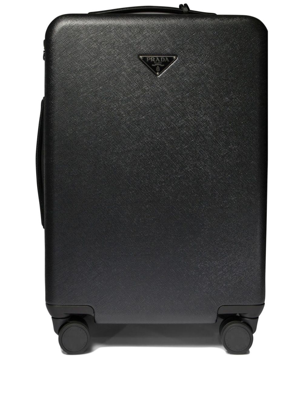 Triangle-logo suitcase - Black