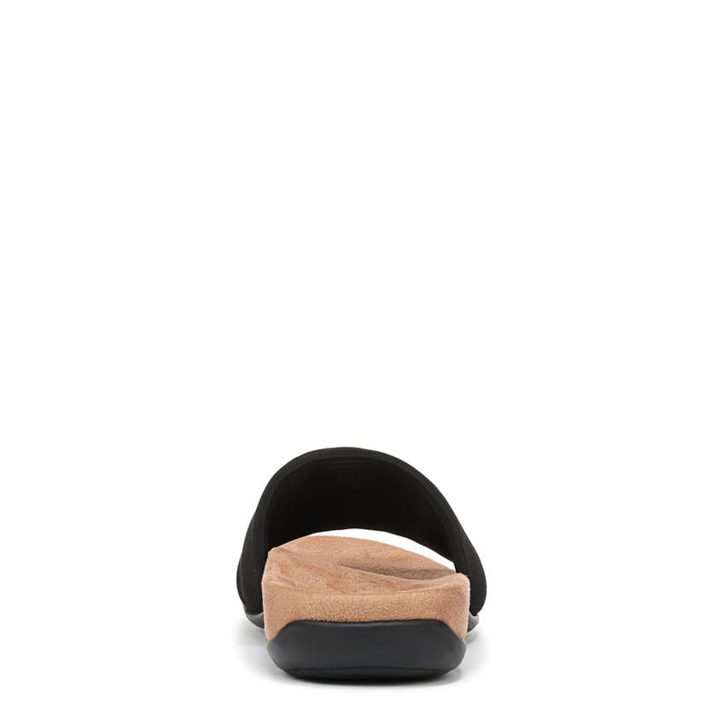 Women's Renie Stretch Knit Slide Sandals (Black)