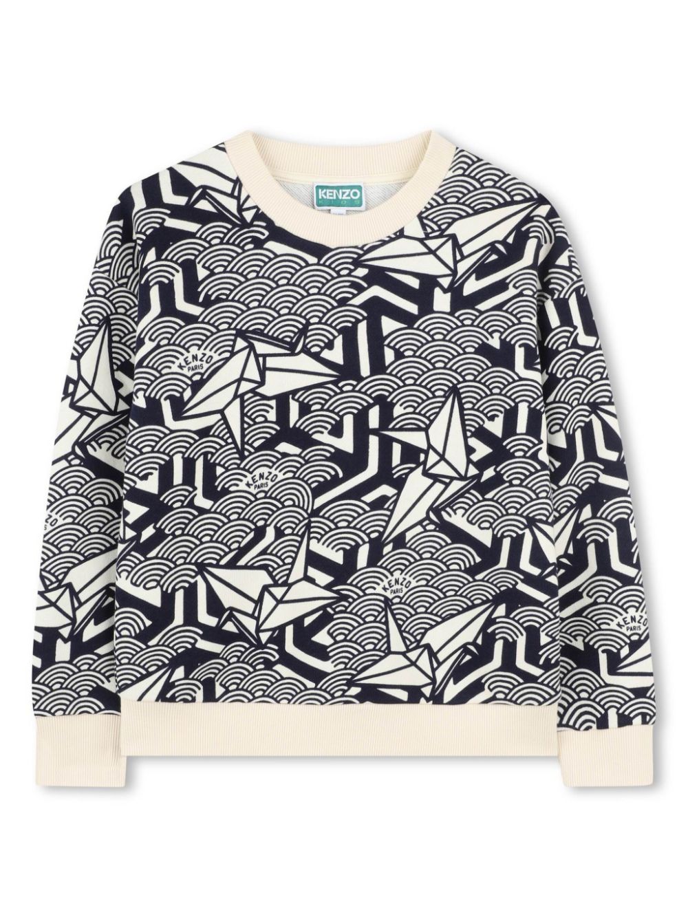 Graphic-print sweatshirt - Blue