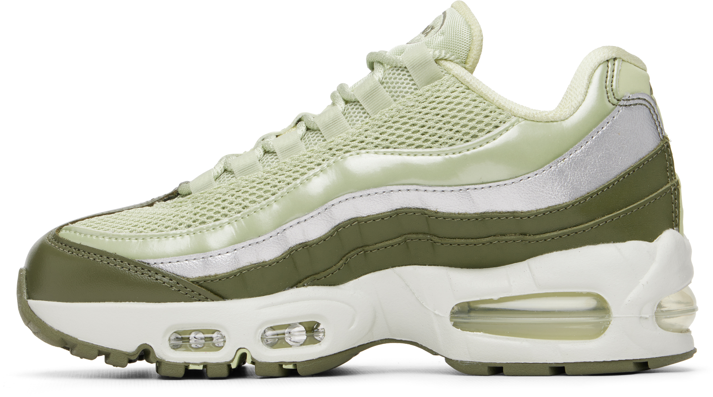 Green Air Max 95 Big Bubble Sneakers