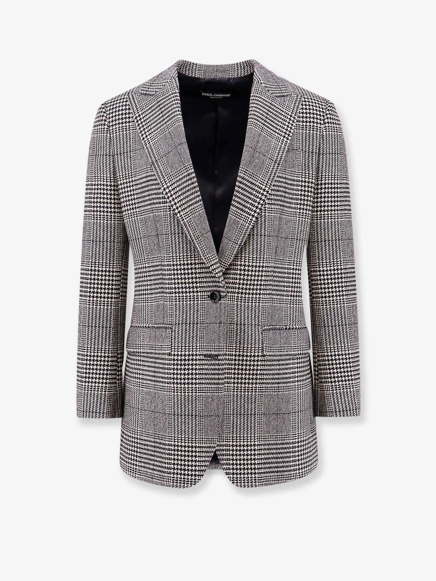 Grey Virgin Wool Blend Blazer