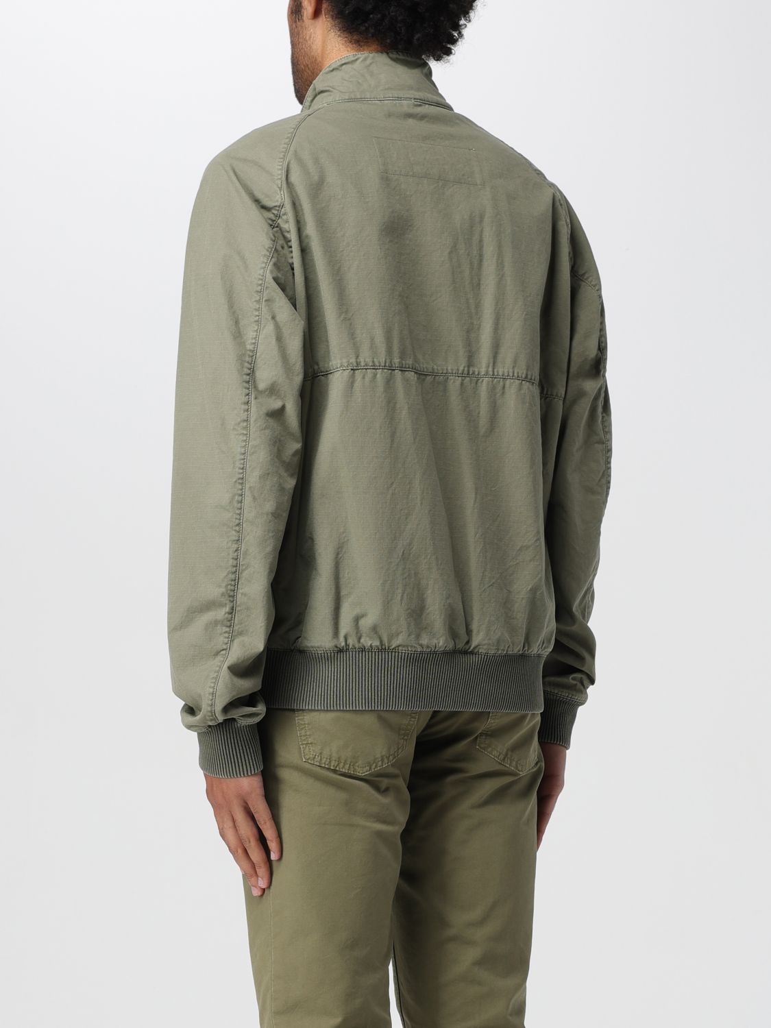 Jacket Men color Green