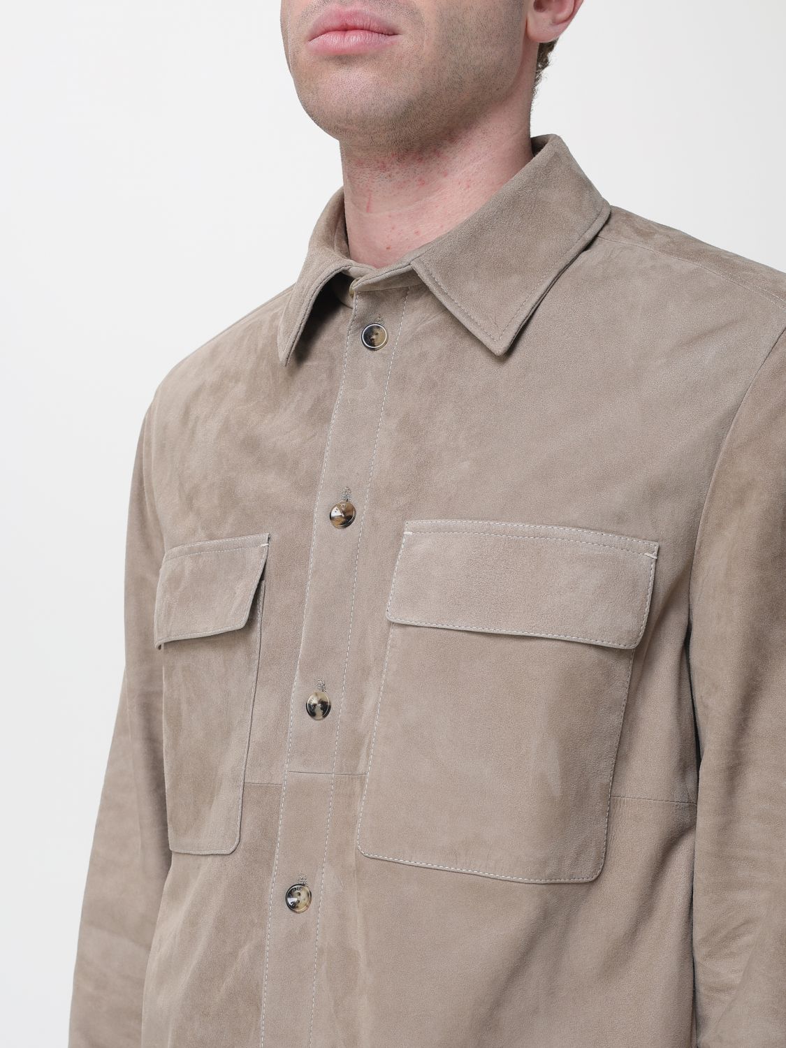 Jacket Men color Dove Grey